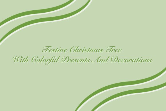 A Festive Christmas Tree Embroidery Design in Real Use
