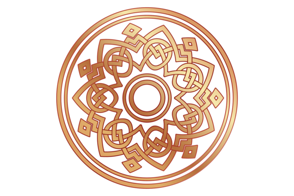 A Golden Deco Graphic for Elegant Website Design
