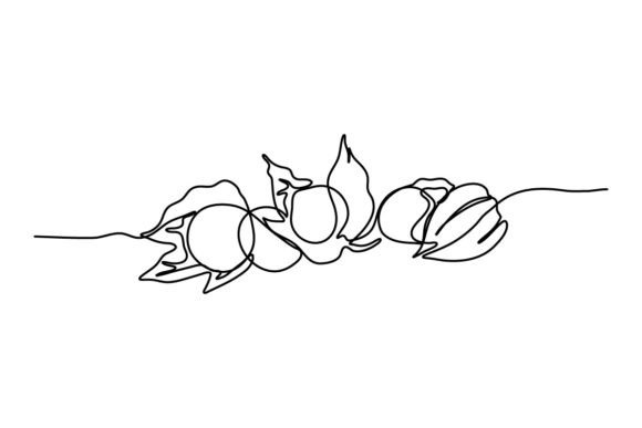 A Simple Golden Berry Graphic for Sophisticated Brand Stories