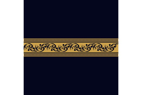 A Vintage Graphic Border Motif for Branding & Illustrations