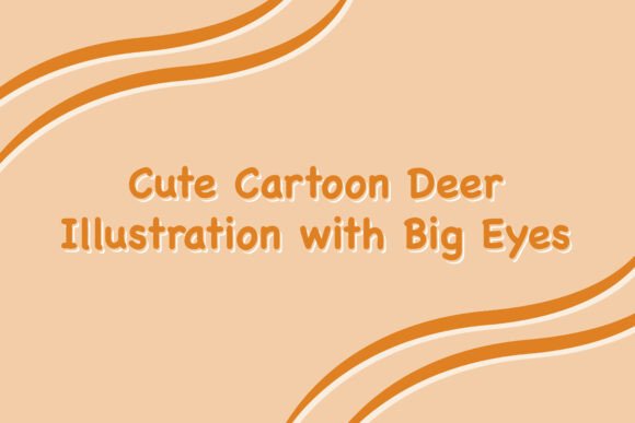 Cute Cartoon Deer Illustration: A Brand Graphics Review