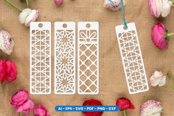 Decorative Bookmark Papercut: Graphics for Crafts & DIY