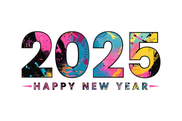 Why This Happy New Year 2025 Design Works for Embroidery
